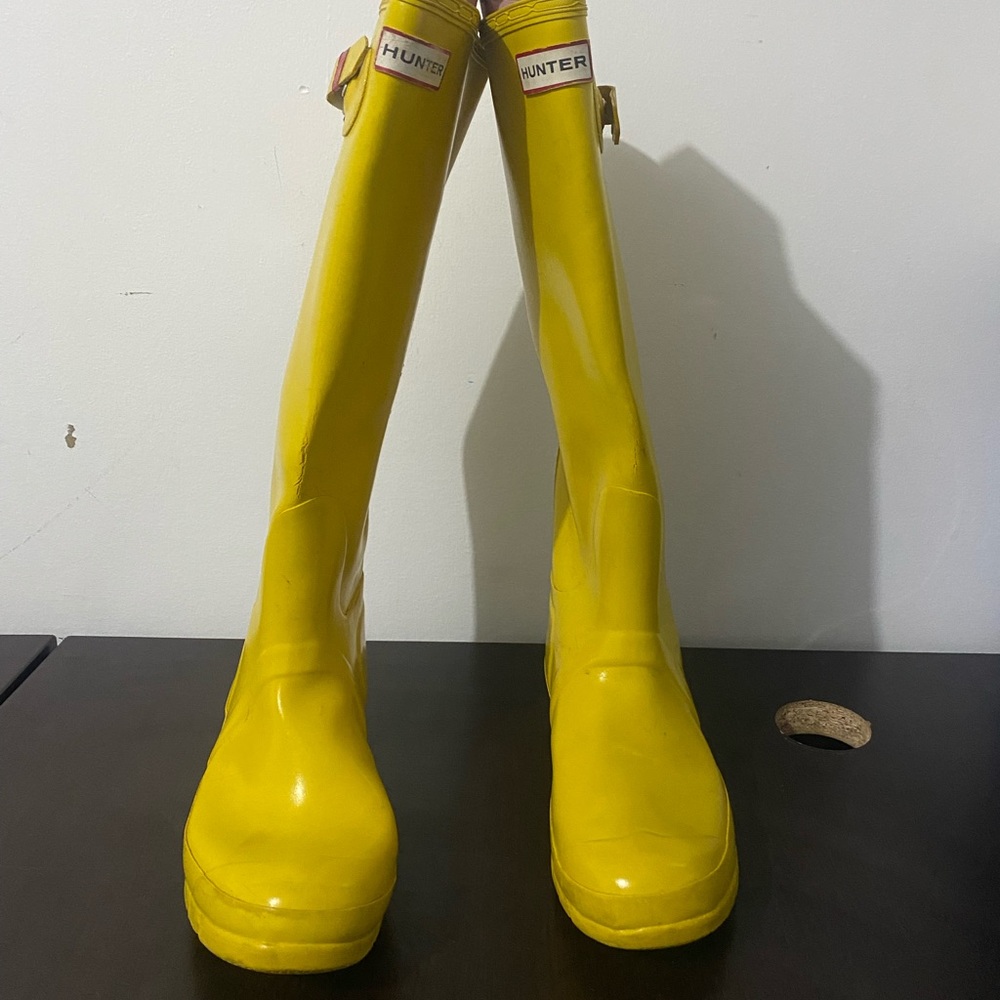 Hunter tall rain boots